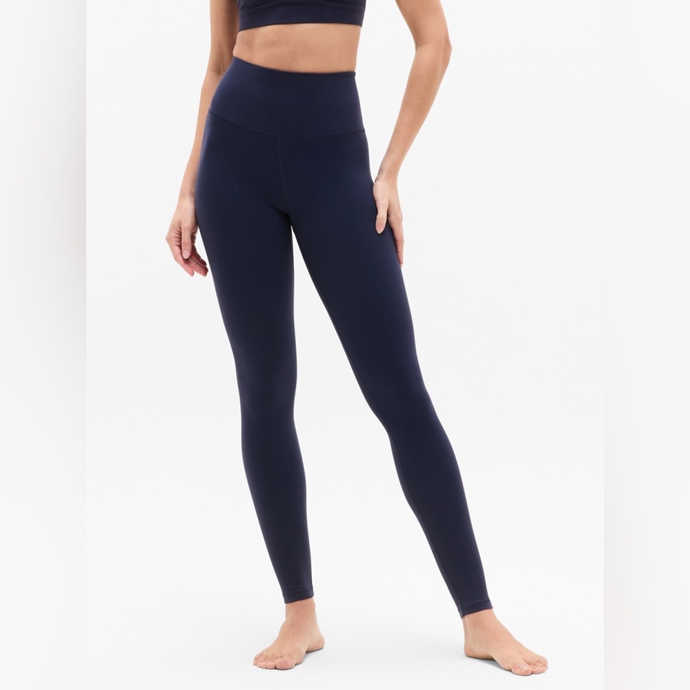 Athleta Elation Ultra High Rise 7/8 Tight Leggings - Navy Blue - Medium